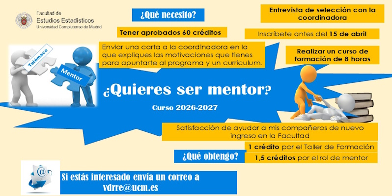 ¿Quieres ser mentor?